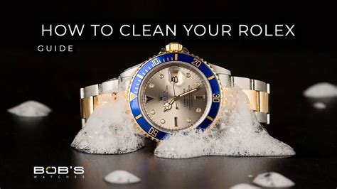 how to clean rolex band